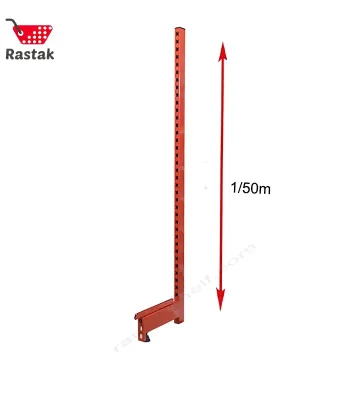 پایه قفسه فروشگاهی خود ایستا یک طرفه طول 1.5 متر -قفسه بندی رستاک