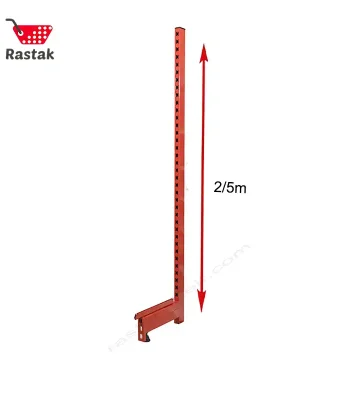 پایه قفسه خود ایستا 2.5 متری (یک طرفه) - قفسه بندی رستاک