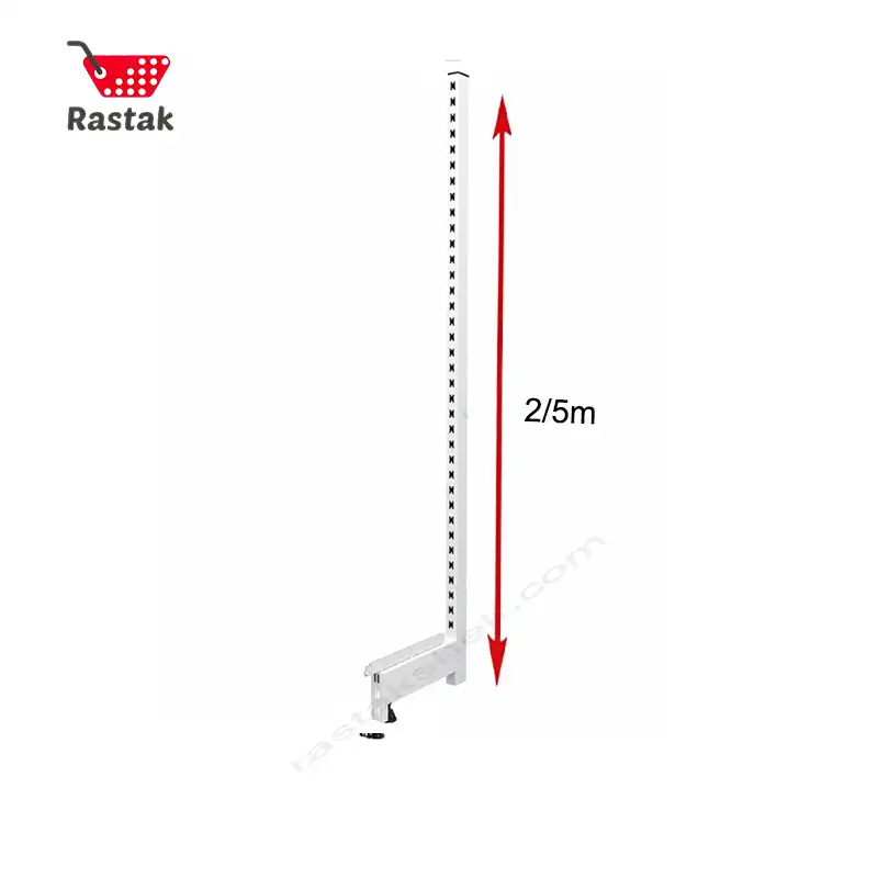 خرید پایه قفسه خود ایستا 2.5 متری (یک طرفه) - قفسه بندی رستاک
