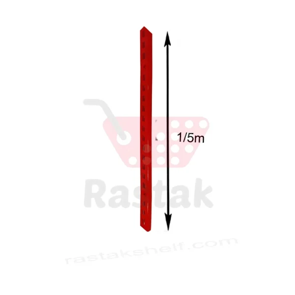 پایه دیواری قفسه فروشگاهی 1.5متری (اکونومی) - قفسه بندی رستاک