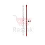 پایه دیواری فروشگاهی 2متری -قفسه بدی رستاک