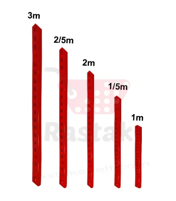 قیمت پایه دیواری فروشگاهی 2متری -قفسه بدی رستاک