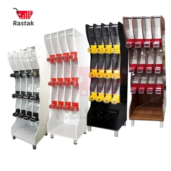 استند خودریز 12 مخزن خوشکبار و حبوبات شیردار