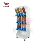 استند آجیل و حبوبات 12 مخزن - قفسه رستاک