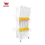 استند حبوبات و خشکبار خودریز شیردار 8 مخزنه