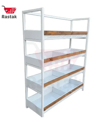 خرید استند زغال 4 طبقه - قفسه بندی رستاک