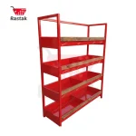 خرید قفسه زغال 4 طبقه - قفسه بندی رستاک