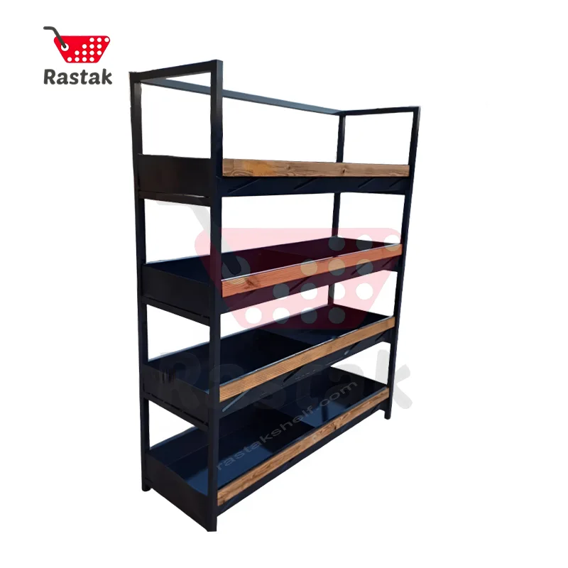 charcoal-stand-4-tier استند زغال 4 طبقه - قفسه بندی رستاک