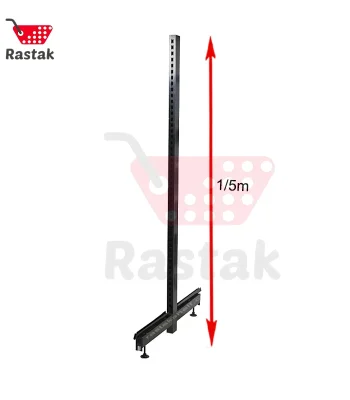 قیمت پایه وسط قفسه فروشگاهی دوطرفه 1.5متری