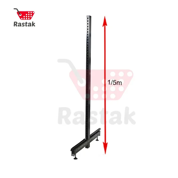 قیمت پایه وسط قفسه فروشگاهی دوطرفه 1.5متری