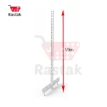 ستون وسط قفسه فروشگاهی 1.5 متری - قفسه بندی رستاک