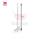 ستون وسط قفسه فروشگاهی 2 متری