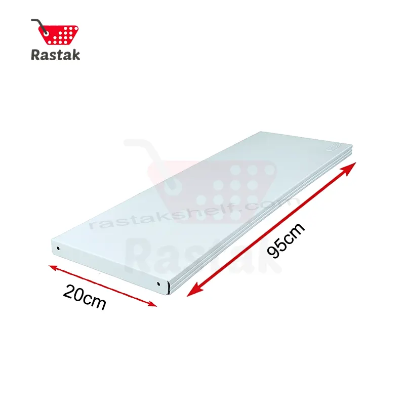 کفی قفسه فروشگاهی 95*20 فلزی (اکونومی) - قفسه رستاک