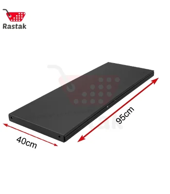 کفی قفسه فروشگاهی 95*40 فلزی (اکونومی) - قفسه بندی رستاک