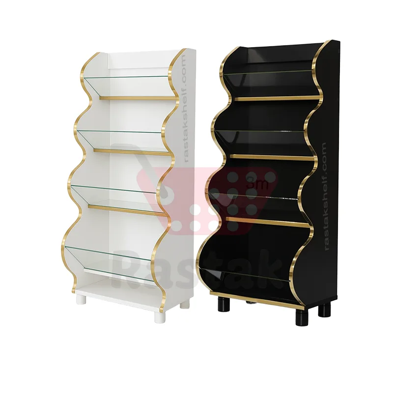 waterfall-stand-4-tier استند آبشاری حبوبات و خشکبار 4 طبقه - قفسه بندی رستاک