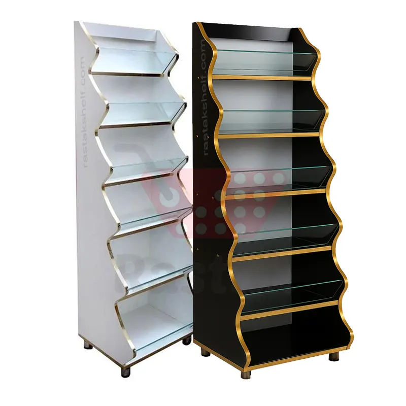 استند آبشاری حبوبات و خشکبار 6 طبقه فروشگاهی- قفسه رستاک