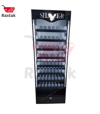 قیمت استند سیگار ایستاده 64 باکس چراغ دار تک کشو